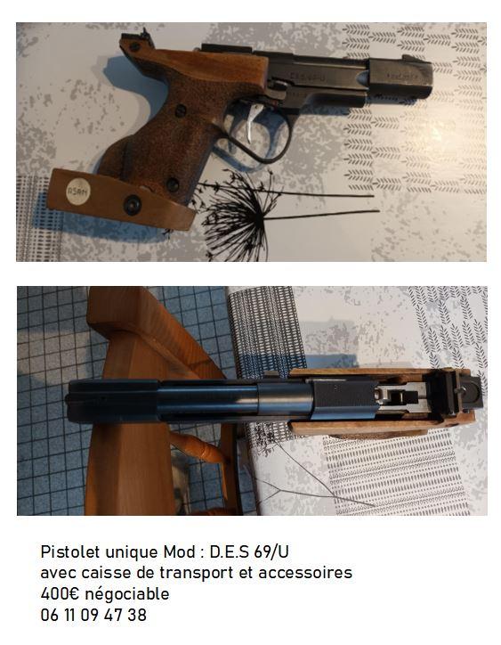 Pistolet unique mod